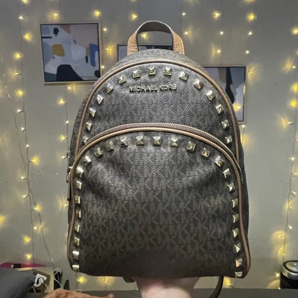 Brown Michael Kors backpack